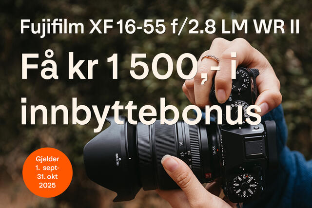 Fujifilm XF-innbyttebonus